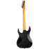Spira Guitars S-400 MBK Roasted Poplar Electric Guitar, Roasted Maple, Ebony Tech FB - Satin Black